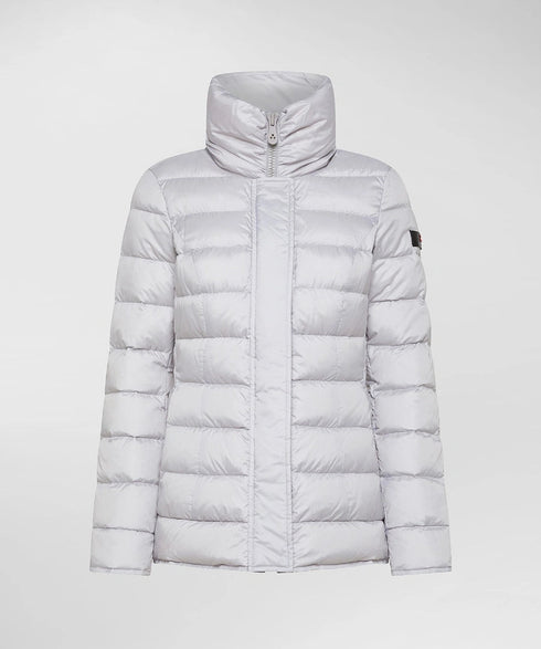 Piumino Donna FLAGSTAFF semi opaco Grigio perla Peuterey- Francavilla Moda